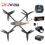 Droview 10inch X8 Drone Heavy Payload 5kg with 5.8G 3W ELRS 915/ELRS 2.4G/TBS 915 Crossfire Nano RX Se/Pro Receiver Drone Kits