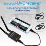 Skydroid OTG 5.8G 150CH UVC Dual Antenna Control Receiver FPV Receiver Video Transmission Downlink Audio - Image 2