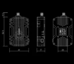 Foxeer Reaper 5.8G 40CH 5W VTX Build-in Mic Fan Heat Dissipation 20Xmm 9-36V VTX for RC Airplane FPV Long Range - Image 3