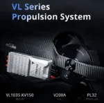 VL1035 KV150 IPX5 12S 4000W 35kg Max Thrust/Arm 60kg MTOW 109.6x61mm 24N28P Electric BLDC Motor for Drone - Image 3