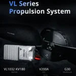 VL1032 KV180 IPX5 12S 3500W 32kg Max Thrust/Arm 55kg MTOW Thrust Heavy Lift Drone Motors - Image 2