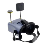 Powerful 5.8G 40CH FPV Goggles 4.3inch Dual Antenna High Brightness Video Headset for Drone Long Range Charging Plastic