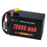 OEM High-Energy Density 72000mah 330wh/kg Solid State Drone Battery 12S 24S Lithium Polymer Lipo Pouch for Agricultural UAV